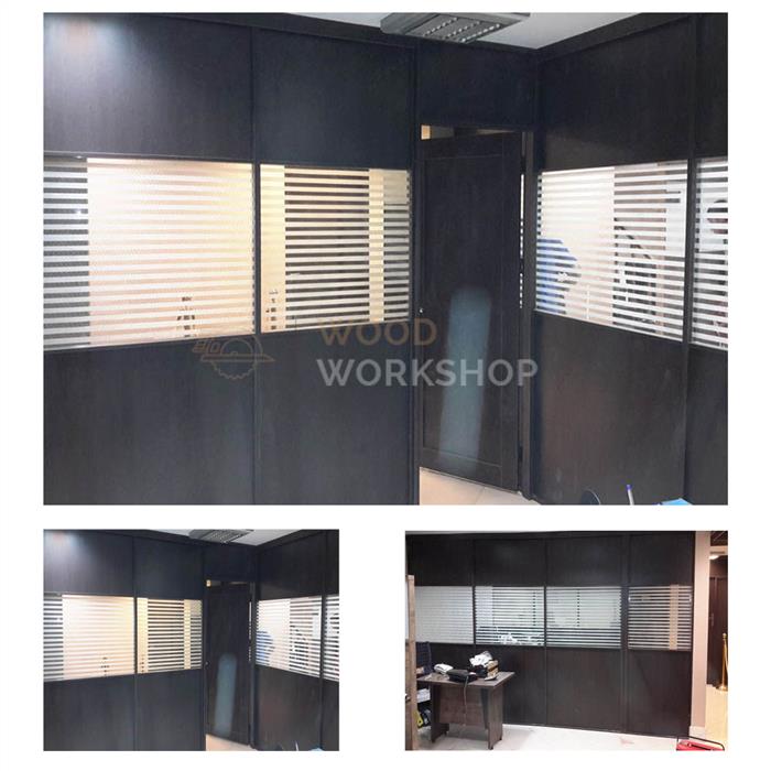 مدل پارتیشن mdf رنگ تیره